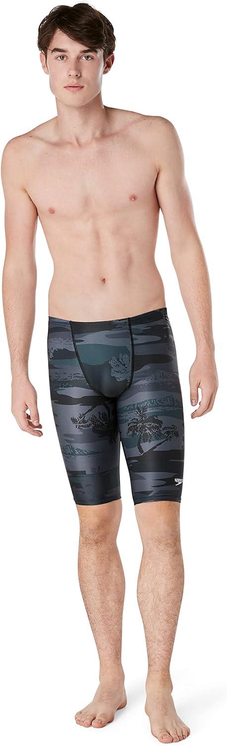 imageSpeedo Mens Swimsuit Jammer Endurance Printed Team ColorsCamo Beach