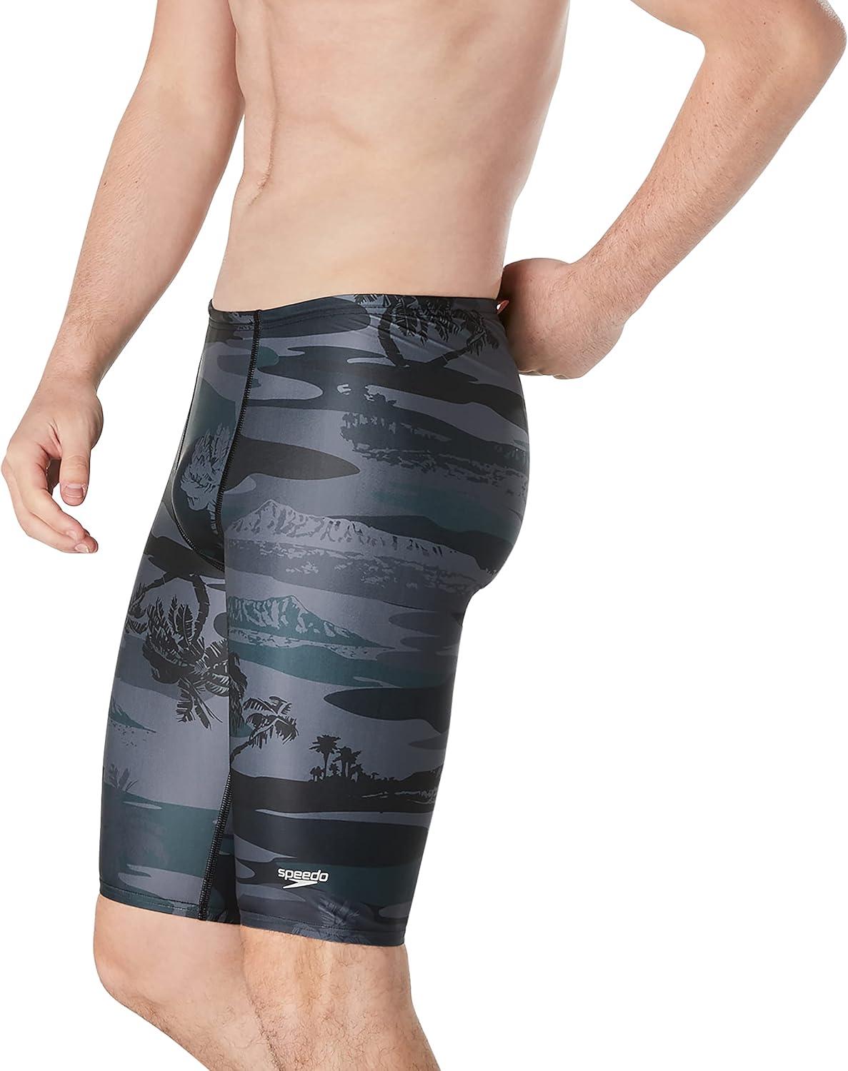 imageSpeedo Mens Swimsuit Jammer Endurance Printed Team ColorsCamo Beach