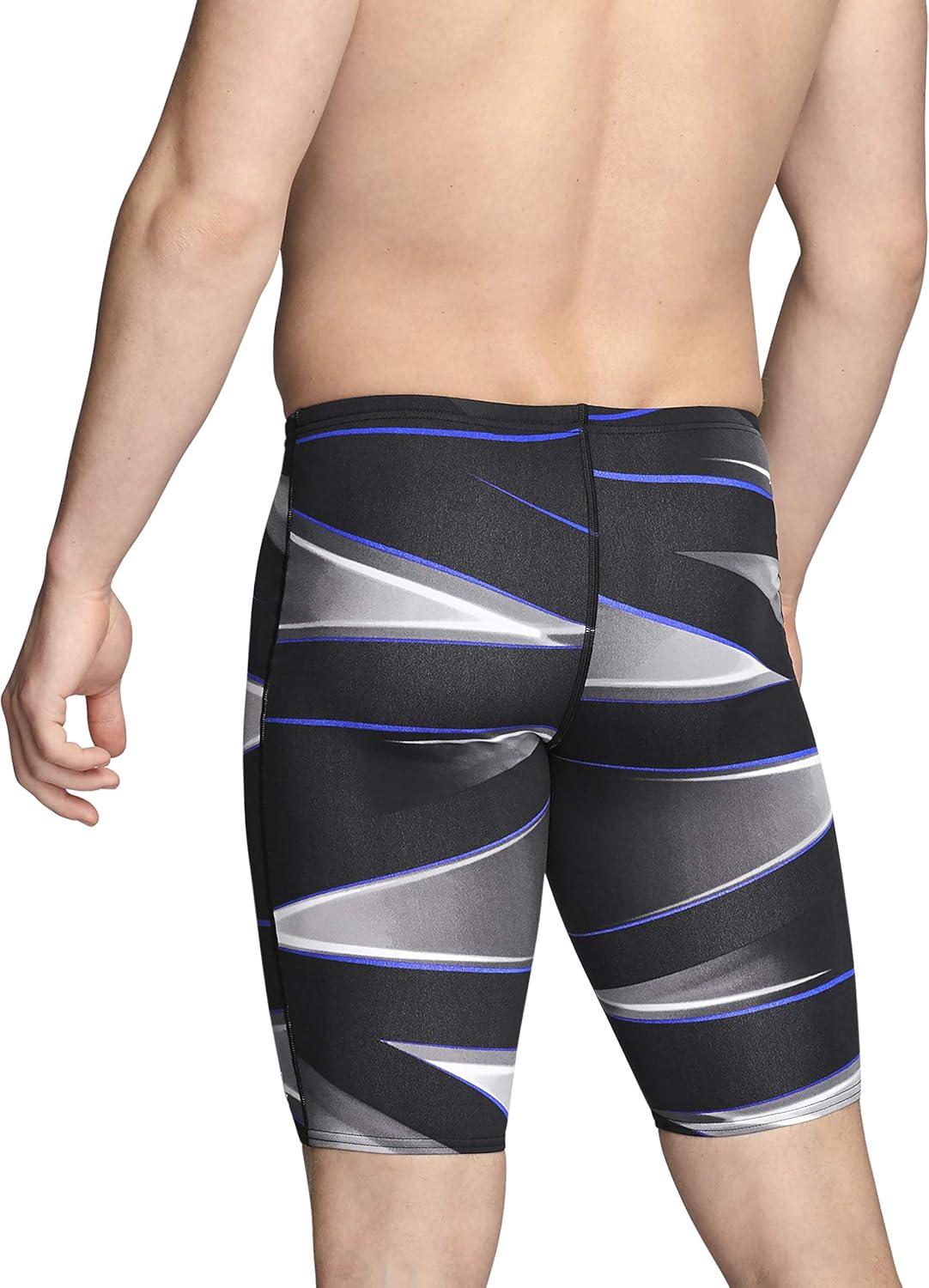 imageSpeedo Mens Swimsuit Jammer Endurance Printed Team ColorsInfinite Speedo Blue