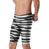 imageSpeedo Mens Swimsuit Jammer Endurance Printed Team ColorsContort Speedo BlackWhite