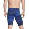 imageSpeedo Mens Swimsuit Jammer Endurance Printed Team ColorsEmerging BlueGreen