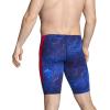 imageSpeedo Mens Swimsuit Jammer Endurance Printed Team ColorsEmerging RedWhiteBlue