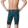 imageSpeedo Mens Swimsuit Jammer Endurance Printed Team ColorsGalactic BlueGreen