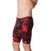 imageSpeedo Mens Swimsuit Jammer Endurance Printed Team ColorsReflected Speedo Red