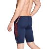 imageSpeedo Mens Swimsuit Jammer Endurance Printed Team ColorsSolar RedWhiteBlue