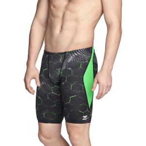 imageSpeedo Mens Swimsuit Jammer Endurance Printed Team ColorsEmerging Speedo Green
