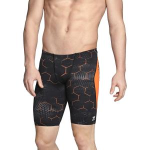imageSpeedo Mens Swimsuit Jammer Endurance Printed Team ColorsEmerging Speedo Orange