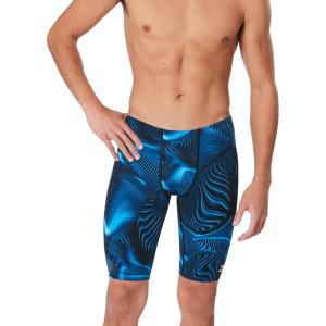 imageSpeedo Mens Swimsuit Jammer Endurance Printed Team ColorsFusion Speedo Blue