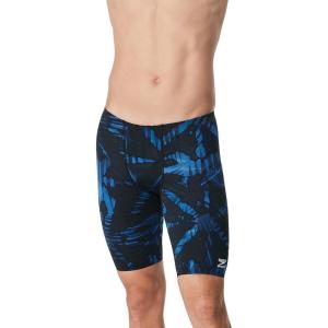 imageSpeedo Mens Swimsuit Jammer Endurance Printed Team ColorsReflected Speedo Blue