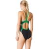 imageSpeedo Womens Swimsuit One Piece Endurance Flyback Printed Adult Team ColorsFlowforce Speedo Green