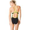 imageSpeedo Womens Swimsuit One Piece Endurance Flyback Printed Adult Team ColorsFlowforce Speedo Yellow