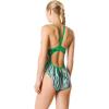 imageSpeedo Womens Swimsuit One Piece Endurance Flyback Printed Adult Team ColorsSpeedo Green