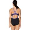 imageSpeedo Womens Swimsuit One Piece Endurance Flyback Solid Adult Team ColorsBlackPurple