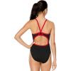 imageSpeedo Womens Swimsuit One Piece Endurance Flyback Solid Adult Team ColorsBlackRed