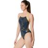 imageSpeedo Womens Swimsuit One Piece Endurance The One Printed Team ColorsGalactic NavyGold