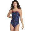 imageSpeedo Womens Swimsuit One Piece Endurance The One Printed Team ColorsNavy