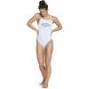 imageSpeedo Womens Swimsuit One Piece Endurance The One Printed Team ColorsOrangeWhite