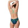 imageSpeedo Womens Swimsuit One Piece Endurance The One Printed Team ColorsReflected BlueGreen