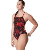 imageSpeedo Womens Swimsuit One Piece Endurance The One Printed Team ColorsReflected Speedo Red