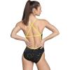 imageSpeedo Womens Swimsuit One Piece ProLT Cross Back Printed Adult Team ColorsEmerging Speedo Yellow