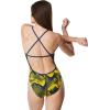 imageSpeedo Womens Swimsuit One Piece ProLT Cross Back Printed Adult Team ColorsFusion NavyGold