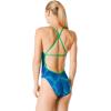 imageSpeedo Womens Swimsuit One Piece ProLT Cross Back Printed Adult Team ColorsStatic Boom BlueGreen