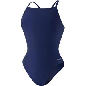 imageSpeedo Womens Swimsuit One Piece Endurance Flyback Solid Adult Team ColorsSpeedo Navy