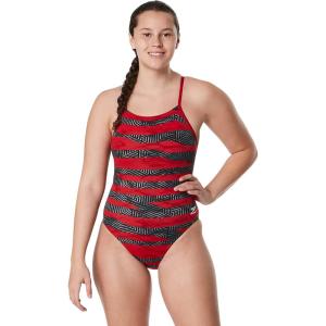 imageSpeedo Womens Swimsuit One Piece ProLT Cross Back Printed Adult Team ColorsContort Speedo Red