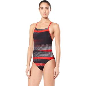 imageSpeedo Womens Swimsuit One Piece ProLT Cross Back Printed Adult Team ColorsThe Fast Way Speedo Red