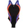 imageSpeedo Womens Swimsuit One Piece Creora Highclo Quantum Splice High Cut SolidFusion Hot Coral