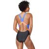 imageSpeedo Womens Swimsuit One Piece Creora Highclo Quantum Splice High Cut SolidFusion Hot Coral