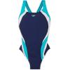 imageSpeedo Womens Swimsuit One Piece Creora Highclo Quantum Splice High Cut SolidFusion Peacoat