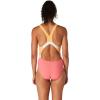 imageSpeedo Womens Swimsuit One Piece Creora Highclo Quantum Splice High Cut SolidFusion Sun Kissed Coral