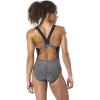 imageSpeedo Womens Swimsuit One Piece Creora Highclo Quantum Splice High Cut SolidHeather Blue Lolite