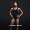 imageSpeedo Womens Swimsuit One Piece Creora Highclo Quantum Splice High Cut SolidHeather Raspberry Radiance