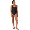 imageSpeedo Womens Swimsuit One Piece Creora Highclo Quantum Splice High Cut SolidSheen Speedo Black