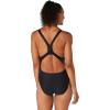 imageSpeedo Womens Swimsuit One Piece Creora Highclo Quantum Splice High Cut SolidSheen Speedo Black