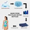 imageSpeedo Womens Swimsuit One Piece Endurance Turnz Tie Back PrintedHigh Neck Floating Floral