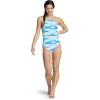 imageSpeedo Womens Swimsuit One Piece Endurance Turnz Tie Back PrintedHigh Neck Multi