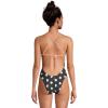 imageSpeedo Womens Swimsuit One Piece Endurance Turnz Tie Back PrintedSpeedo Black Dot