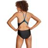 imageSpeedo Womens Swimsuit One Piece Prolt Flyer BackBlock Ocean Depths