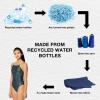 imageSpeedo Womens Swimsuit One Piece Prolt Flyer BackShimmer Pool Blue