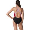 imageSpeedo Womens Swimsuit One Piece Prolt Relay BackAfrican Violet Splice