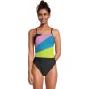 imageSpeedo Womens Swimsuit One Piece Endurance YBackRadiating Blue Jewel