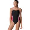 imageSpeedo Womens Swimsuit One Piece Prolt Relay BackAfrican Violet Splice