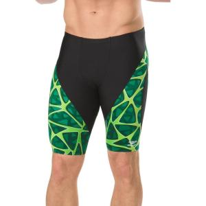 imageSpeedo Mens Caged Out Jammer Endurance SwimsuitSpeedo Caged Green