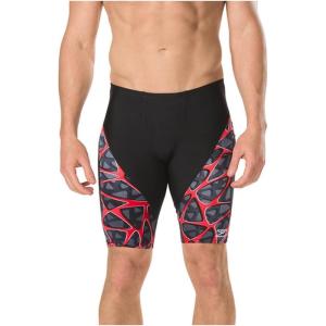 imageSpeedo Mens Caged Out Jammer Endurance SwimsuitSpeedo Caged Red