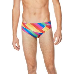 imageSpeedo Mens Swimsuit Brief Endurance The OnePride Sliced Squares