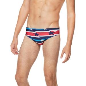imageSpeedo Mens Swimsuit Brief Endurance The OneRad whiteblue