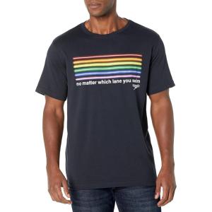 imageSpeedo UnisexAdult TShirt Short Sleeve Crew Neck Pride GraphicBlack 2021